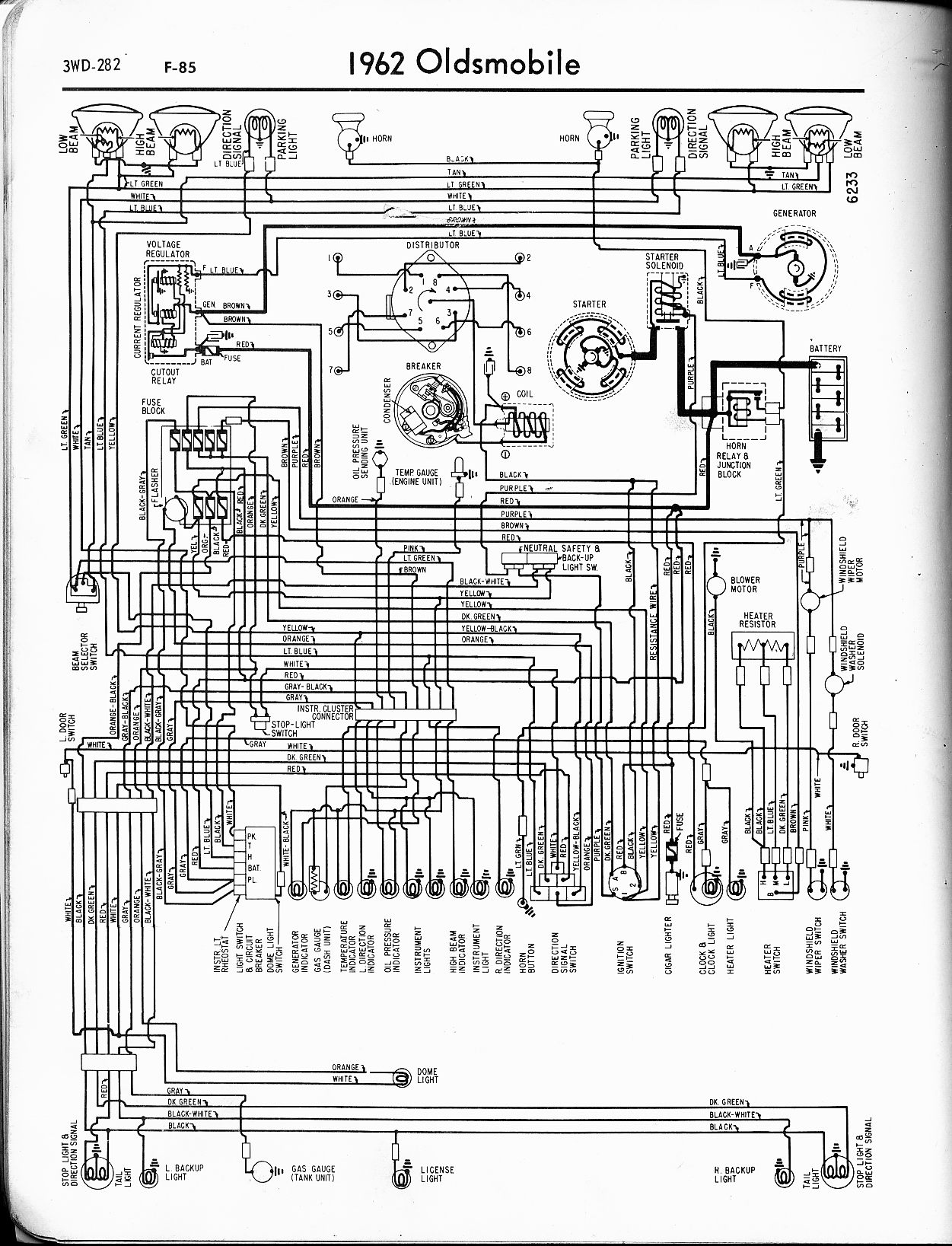 1956 Oldsmobile 88 Wiring Diagram - Wiring Diagram